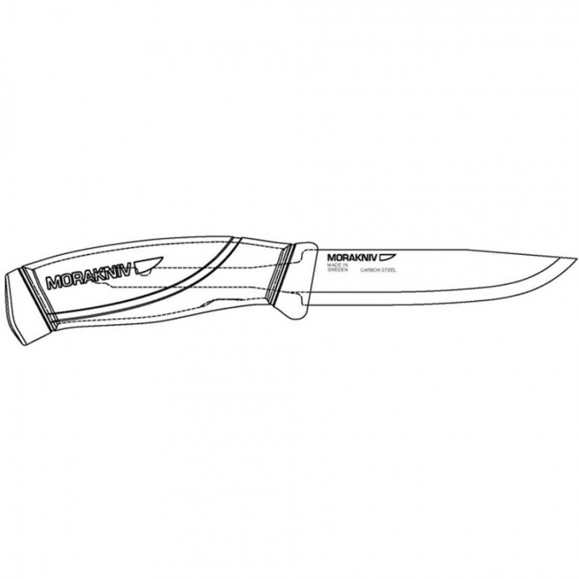 Нож Morakniv Companion Black Blade