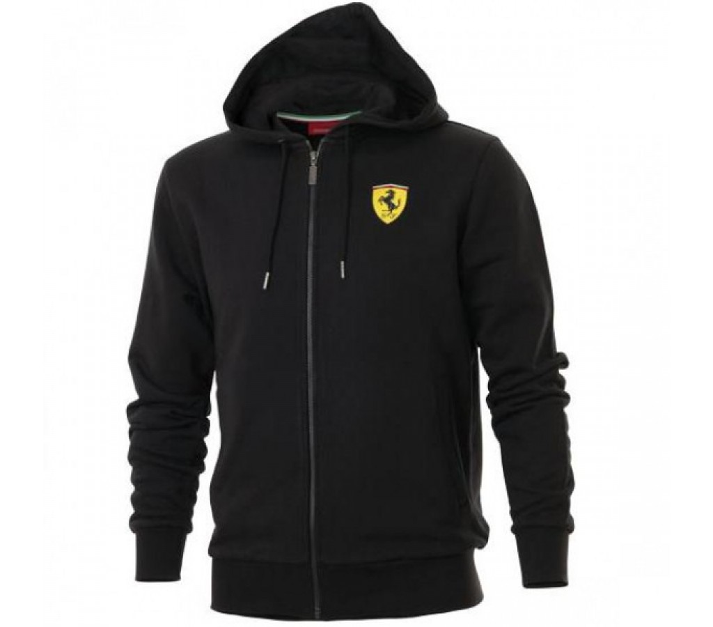 Толстовка Ferrari Sweet Jacket черная
