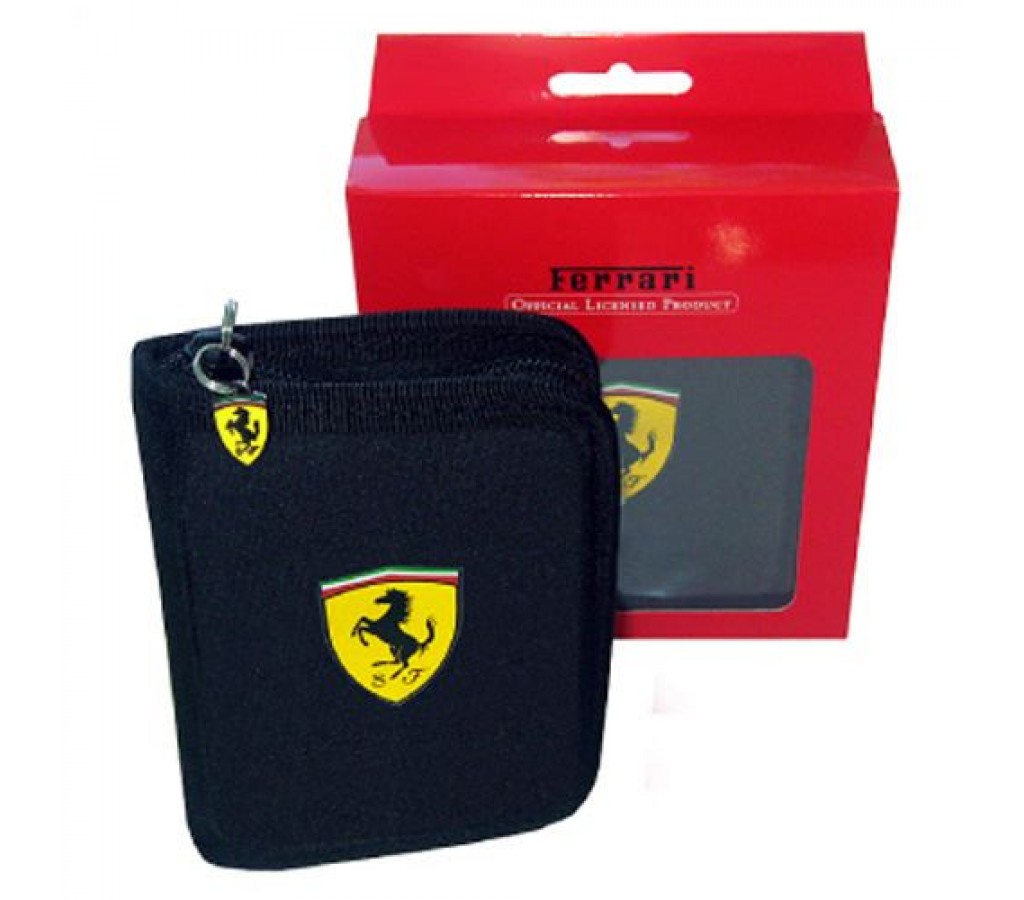 Кошелек Ferrari Wallet черный