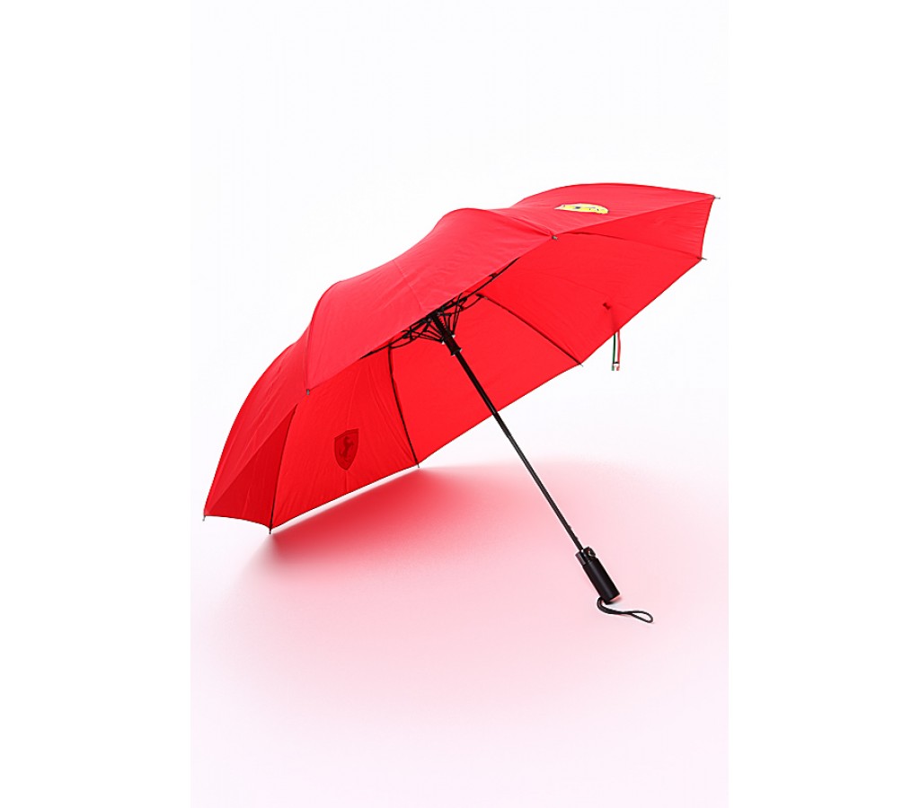 Зонт складной Ferrari Compact Umbrella красный