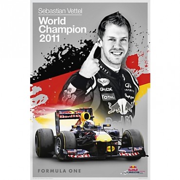 Постер Red Bull Vettel Champion