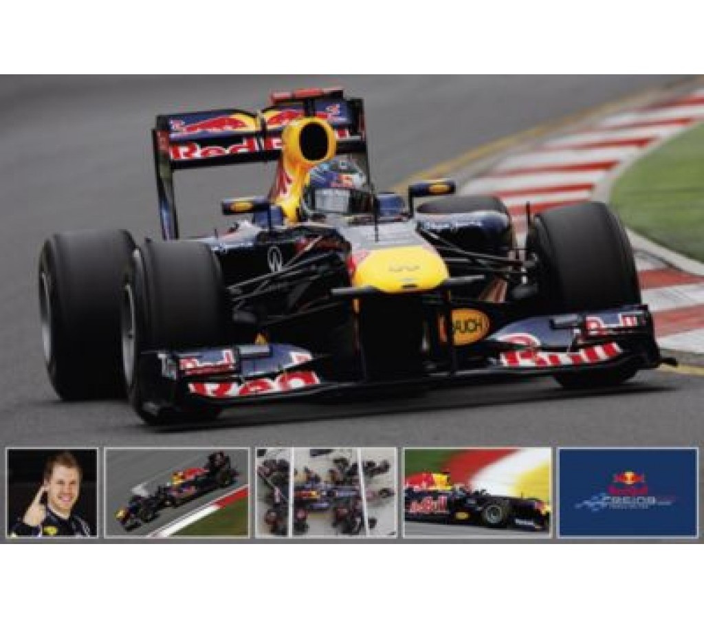 Постер Red Bull Vettel Collage