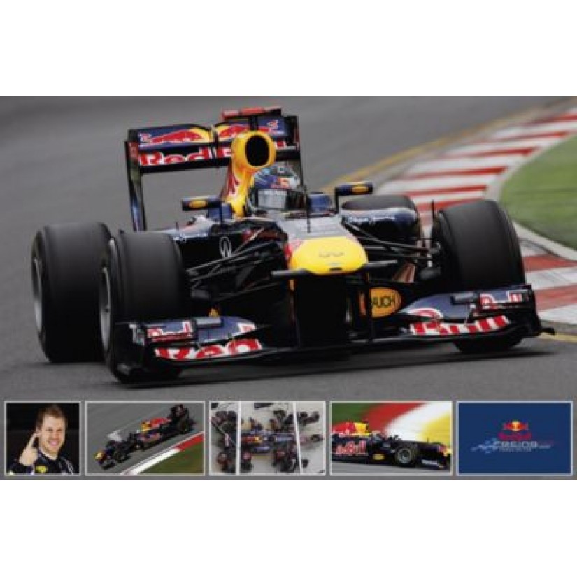 Постер Red Bull Vettel Collage