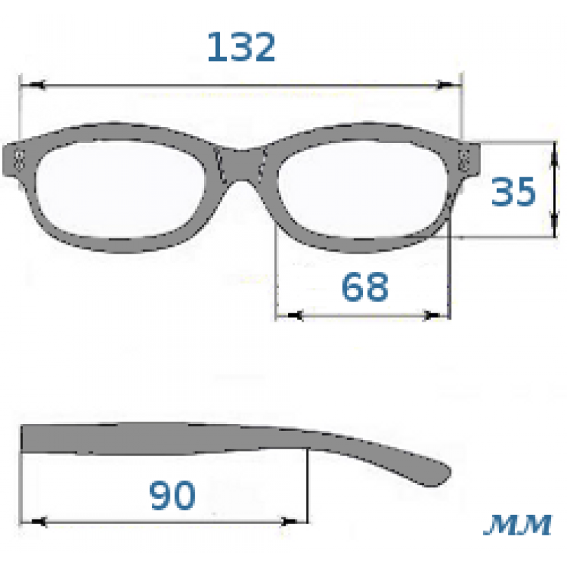 Чертежи оправы для очков