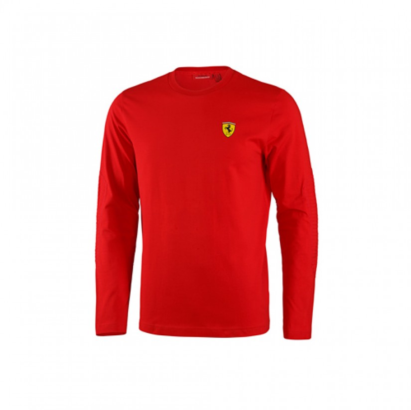 Футболка Ferrari Long Sleeve Tee 2013, красная