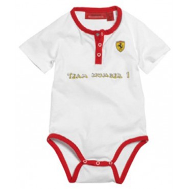 Боди Ferrari Baby Grow Short дет белое