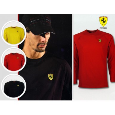 Футболка Ferrari Scudetto Bands LS RED