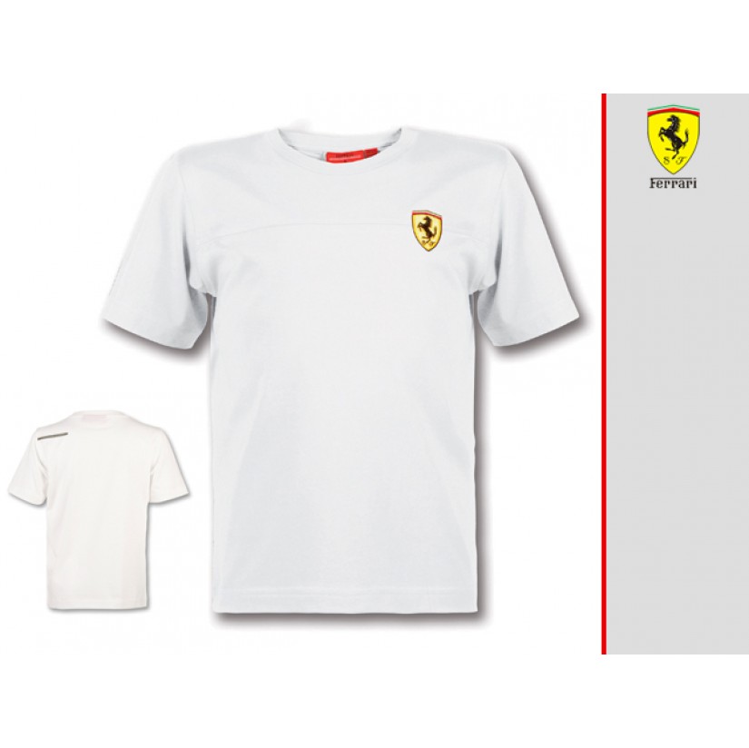 Футболка Ferrari Stripe Scudetto WHITE