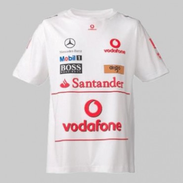 Футболка McLaren Sponsor T-Shirt, белая
