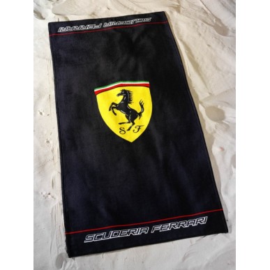Полотенце Ferrari Logo 75*150см черный