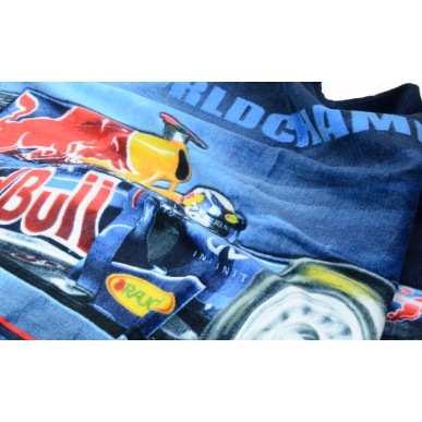 Полотенце Red Bull S.Vettel World Champion 75*150см т.синий