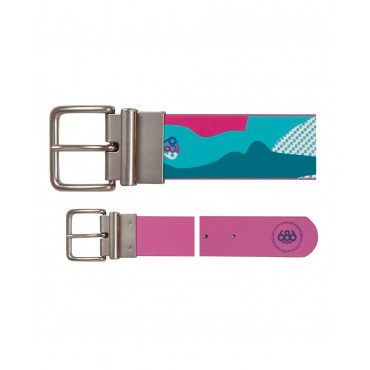 Ремень 686 Fluid Reversible Belt Teal Camo Reef